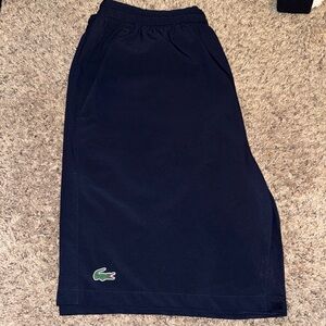 Lacoste Mens Dark Blue “Sport”Shorts with Logo